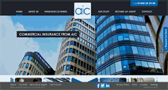 Desktop Screenshot of aicinsure.co.uk